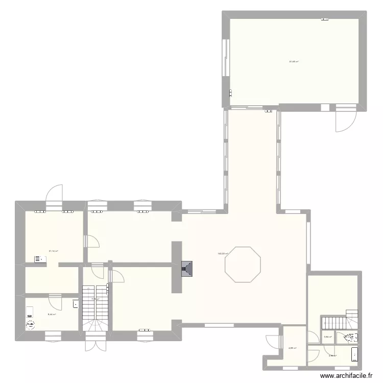 maison du haut 2. Plan de 
