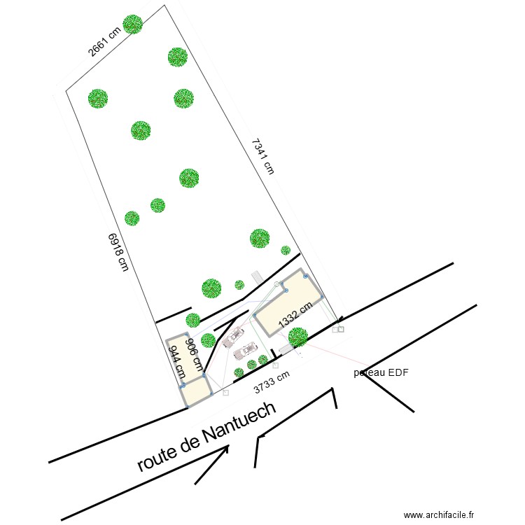 plan de masse12. Plan de 3 pièces et 144 m2