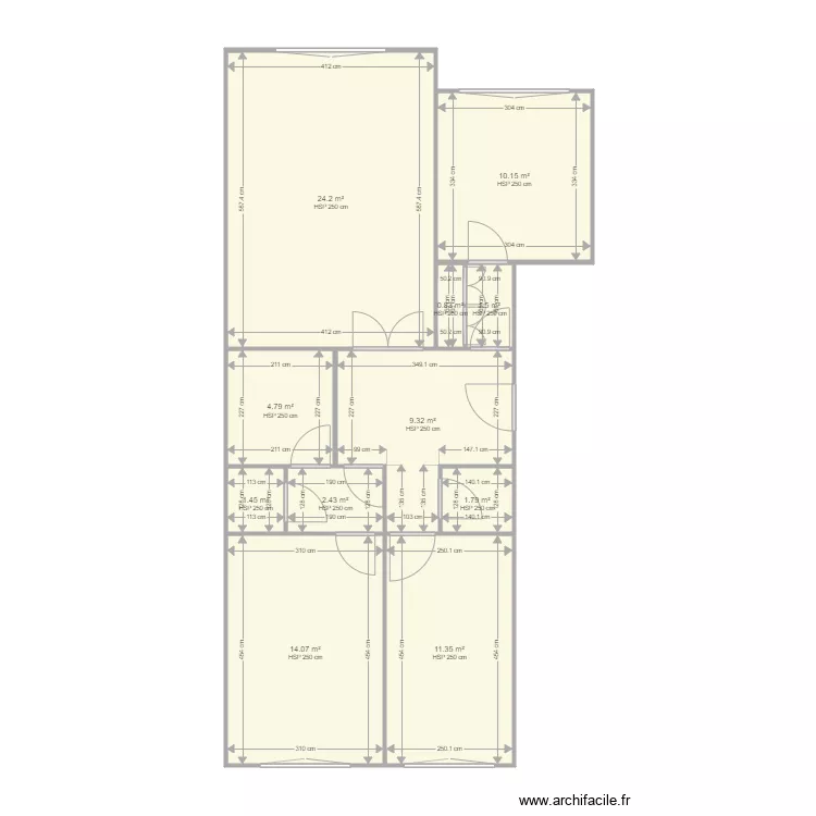 FONCIA GOUDOU SAZERAT. Plan de 