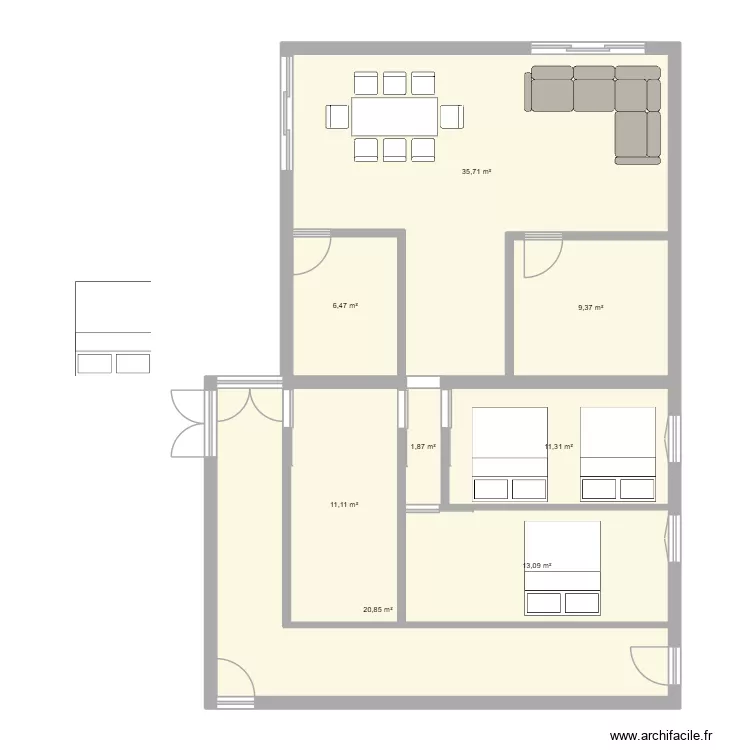 essai2. Plan de 8 et 110 m² essai2. Plan de 8 et 110 m²