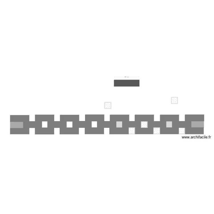 mur de soutenement. Plan de 