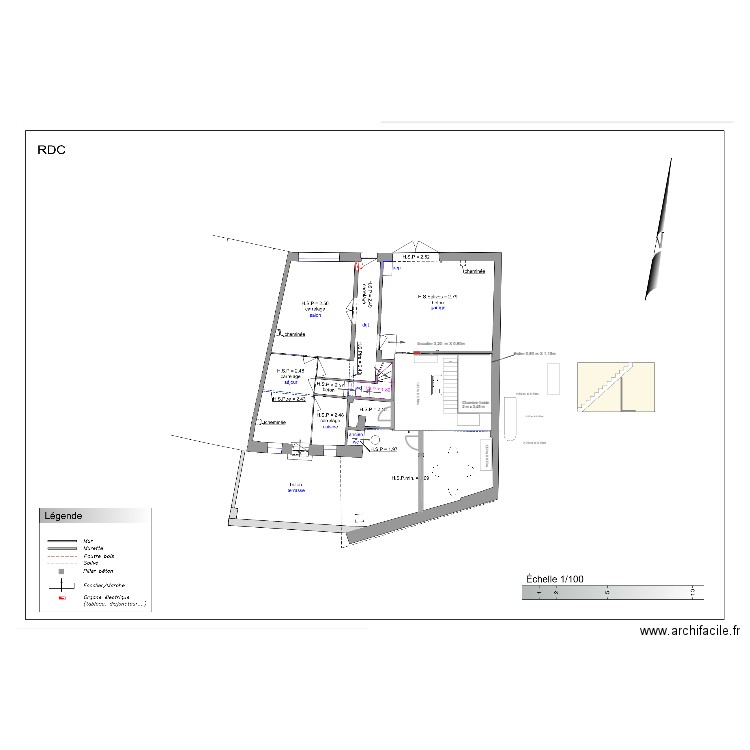 Modif plan atelier 1. Plan de 0 pièce et 0 m2