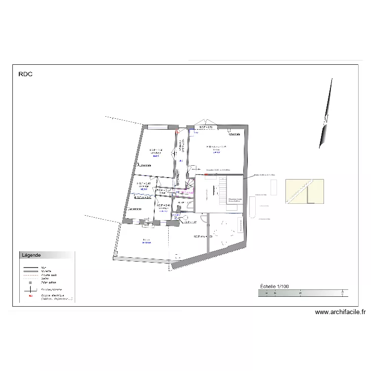 Modif plan atelier 1. Plan de 