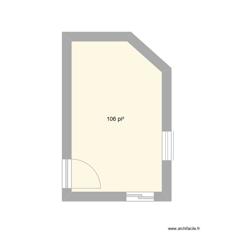 Chambre. Plan de 0 pièce et 0 m2 Chambre. Plan de 0 pièce et 0 m2