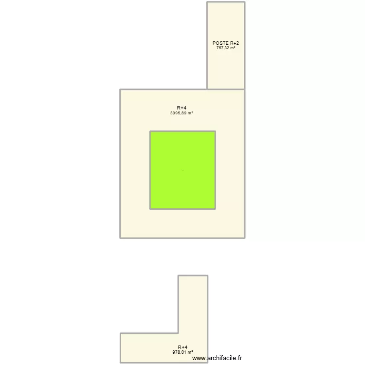 SURFACE ET NOMBRE DE NIVEAUX. Plan de 0 pièce et 0 m2