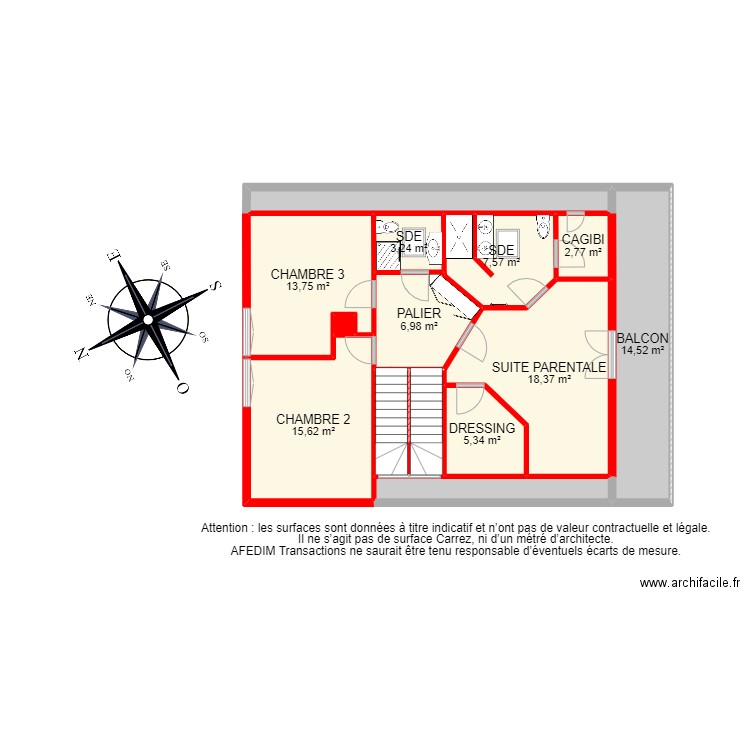 BI 19633 - . Plan de 37 pièces et 410 m2