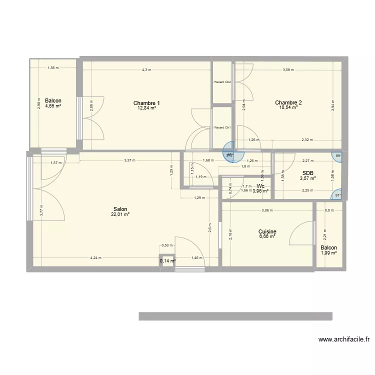 La madeleine apres. Plan de 