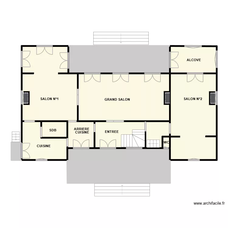 EL HOUARI. Plan de 13 et 181 m² EL HOUARI. Plan de 13 et 181 m²