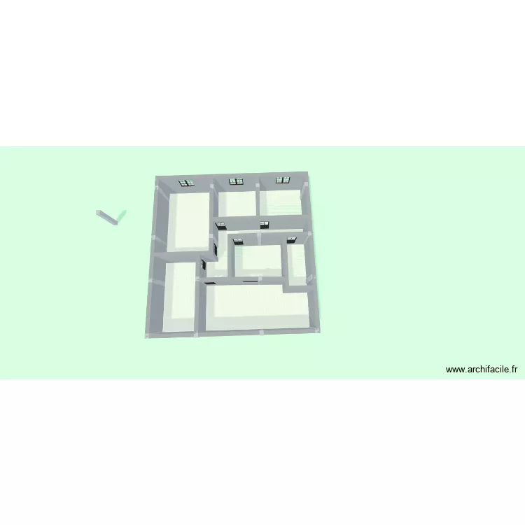 plan 2. Plan de 7 et 143 m² plan 2. Plan de 7 et 143 m²