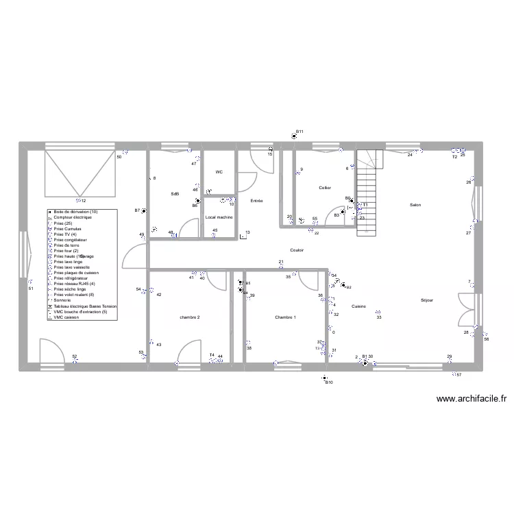 pascale,pc. Plan de 10  et 169 m²