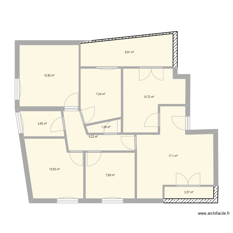 Appartement. Plan de 0 pièce et 0 m2