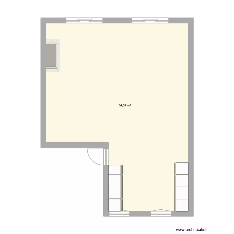 Beltrep. Plan de 1  et 54 m²