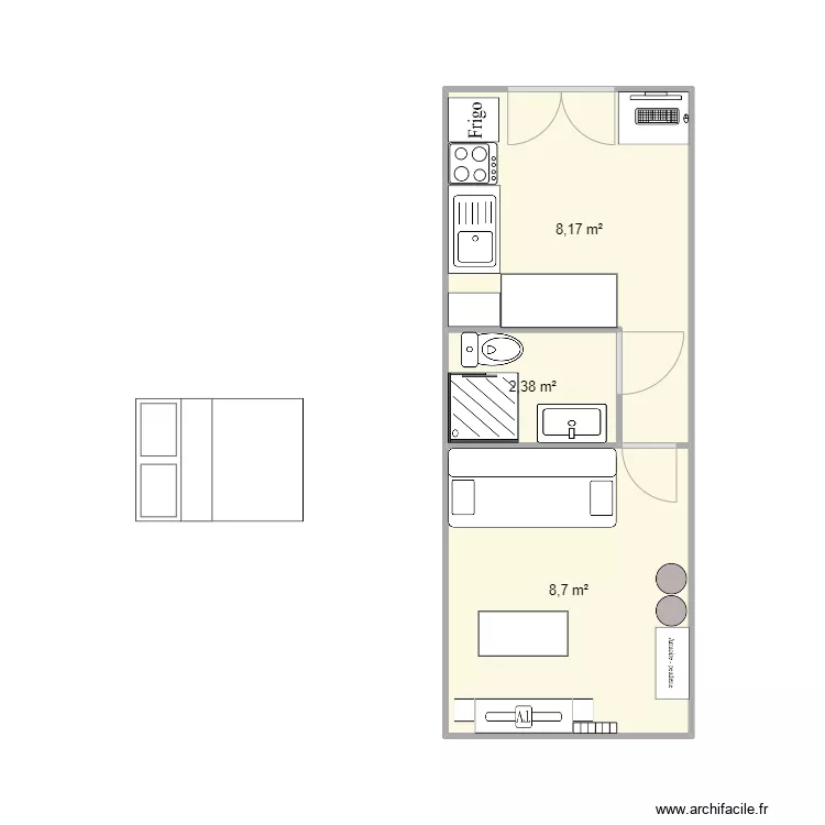 appart. Plan de appart. Plan de