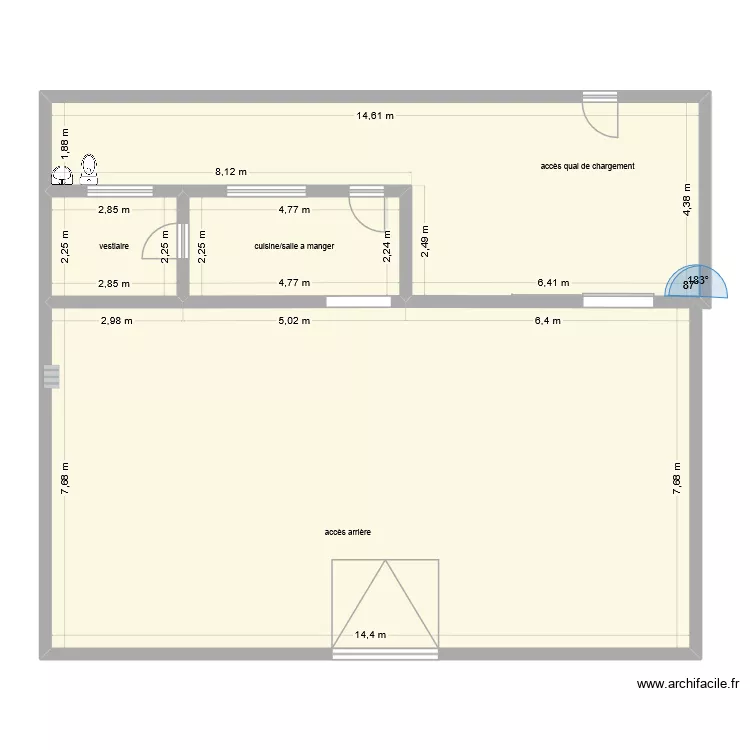 box vinneuf. Plan de 4 et 171 m² box vinneuf. Plan de 4 et 171 m²