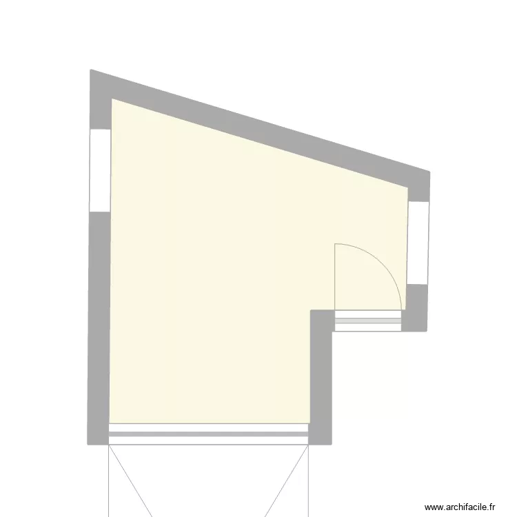 Garage S&eacute;vrier . Plan de 