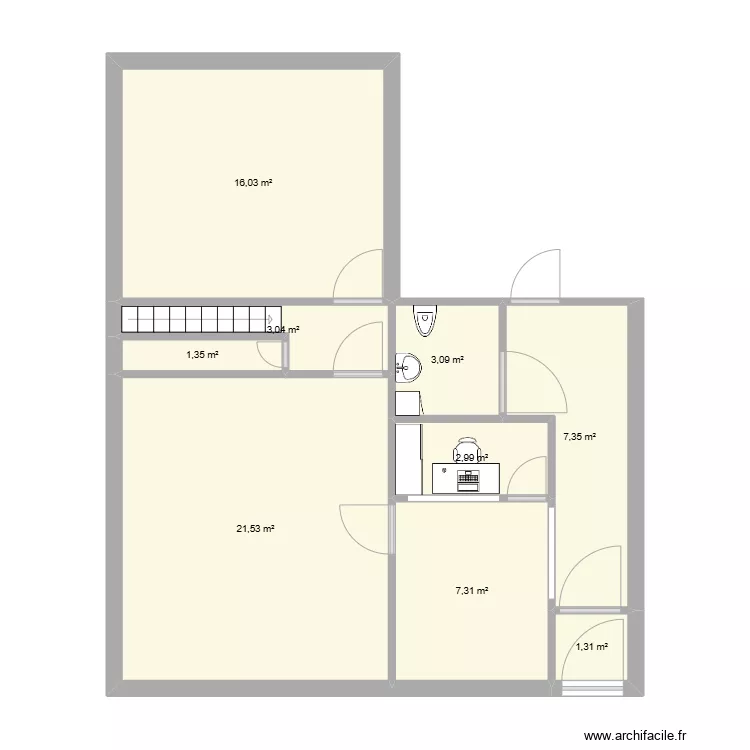 Alina POPOVICI Cabinet Nou. Plan de 