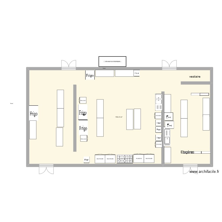 CHRISTEL LASMARRIGUES. Plan de 1 pièce et 158 m2