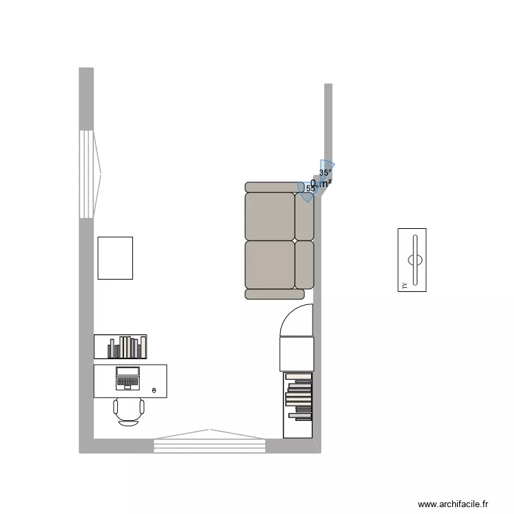 salon 1. Plan de 1 Pièce salon 1. Plan de 1 Pièce