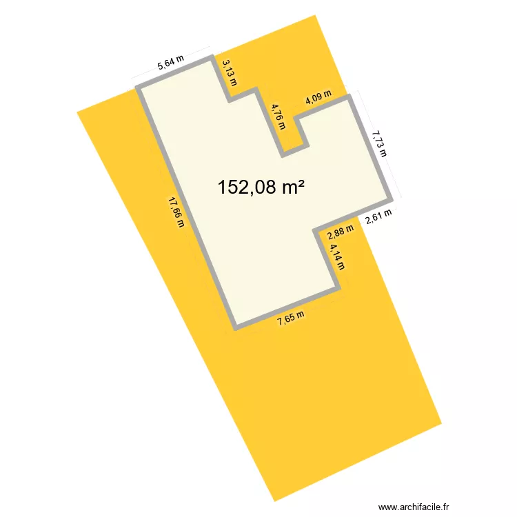 steph et vincent. Plan de 1  et 152 m²