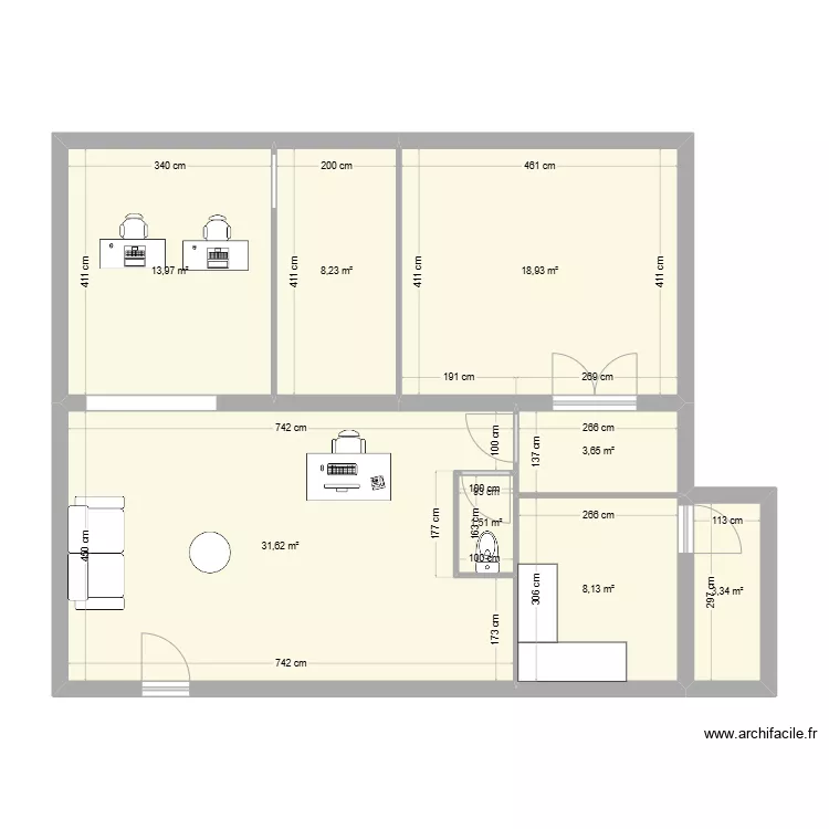 Plan loge HQ. Plan de Plan loge HQ. Plan de