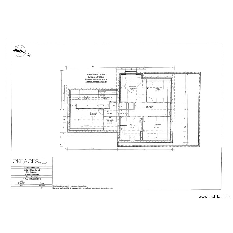 BELY ETAGE. Plan de 0 pièce et 0 m2