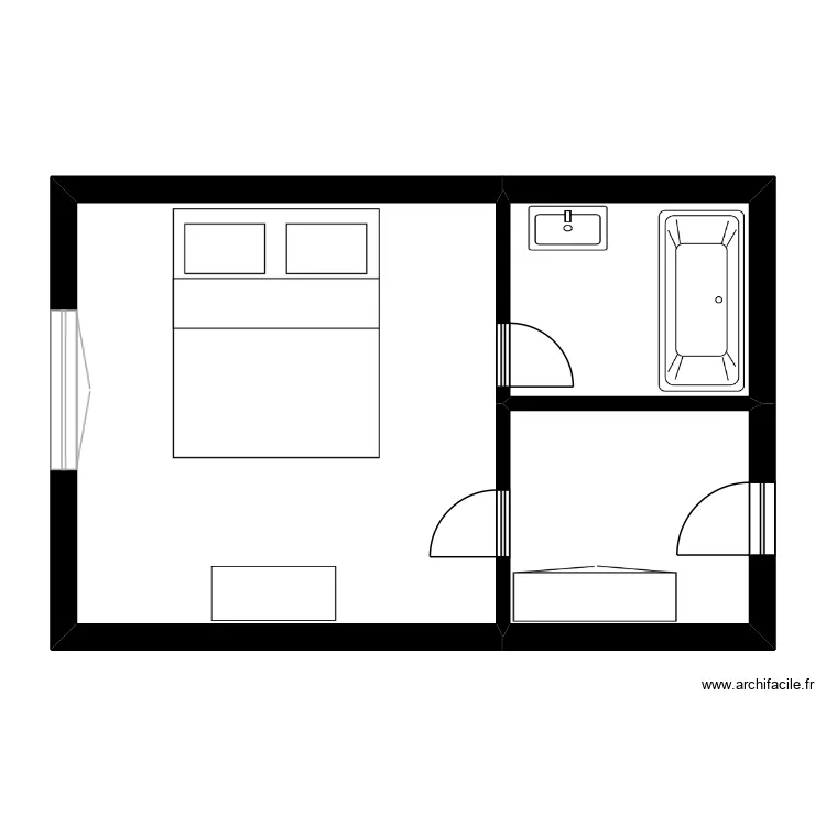 appart 17-27-37. Plan de 3  et 68 m²
