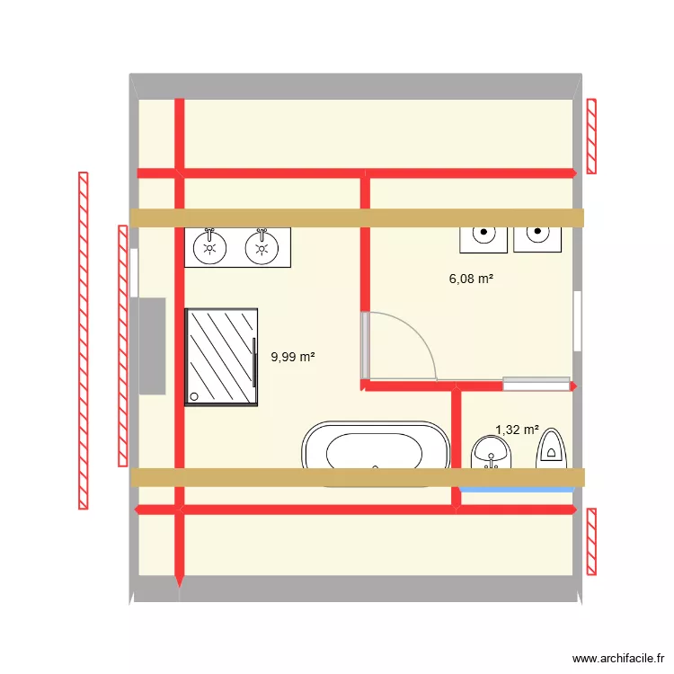Lacas. Plan de 8 et 28 m² Lacas. Plan de 8 et 28 m²