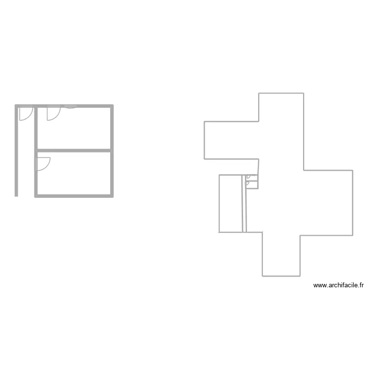 1076.001.0. Plan de 6  et 81 m²