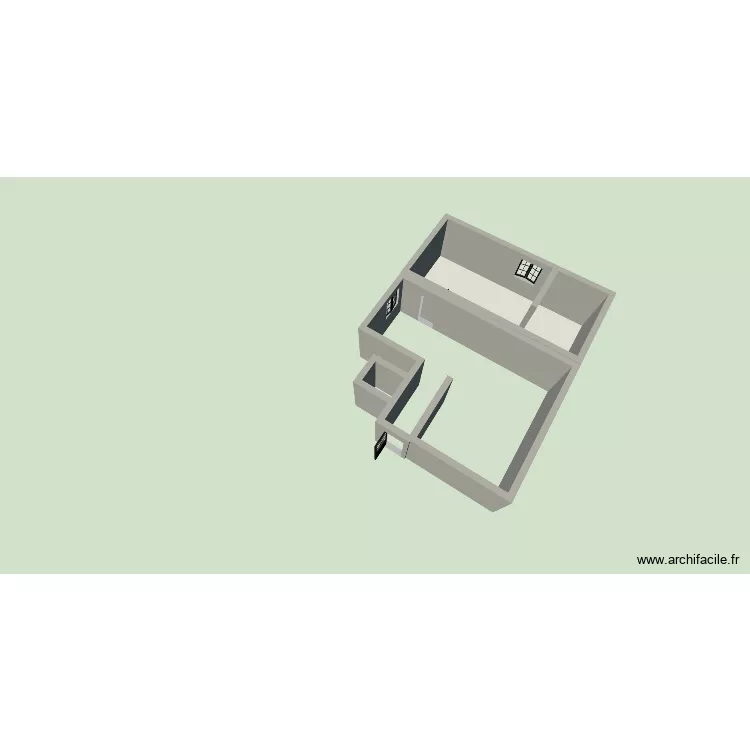 fenetre. Plan de 2 et 26 m² fenetre. Plan de 2 et 26 m²