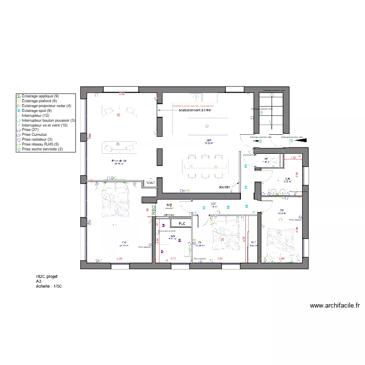 six fours 3. Plan de 
