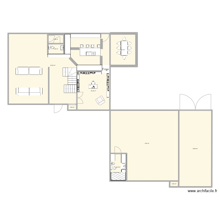Park. Plan de 10 pièces et 233 m2