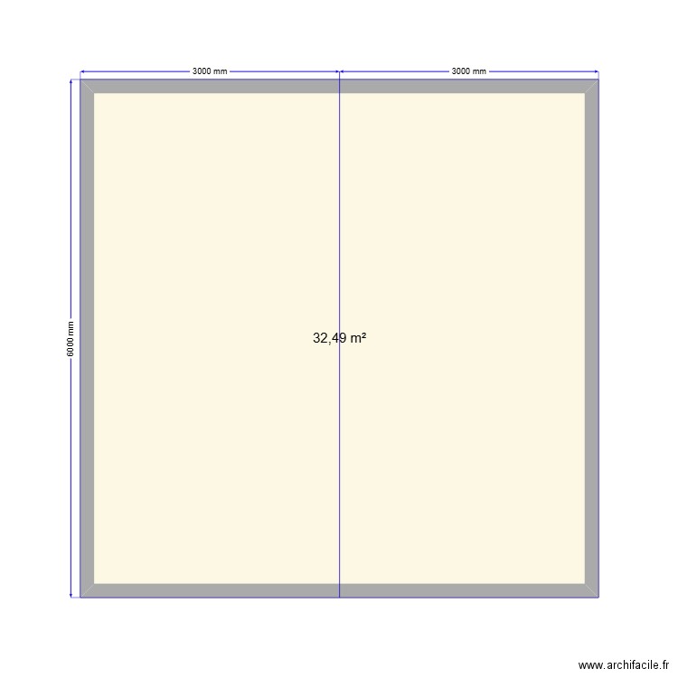 36   6. Plan de 1 pièce et 32 m2