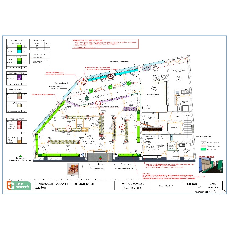 DOUMERGUE TRAVAUX ( DOME + COMPTOIRS ). Plan de 0 pièce et 0 m2