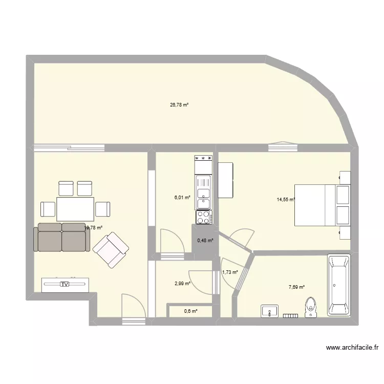 appart. Plan de 9 et 81 m² appart. Plan de 9 et 81 m²