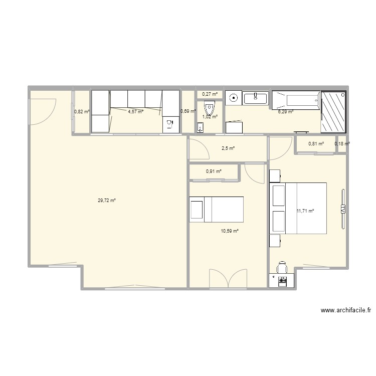anna capri 2. Plan de 0 pièce et 0 m2