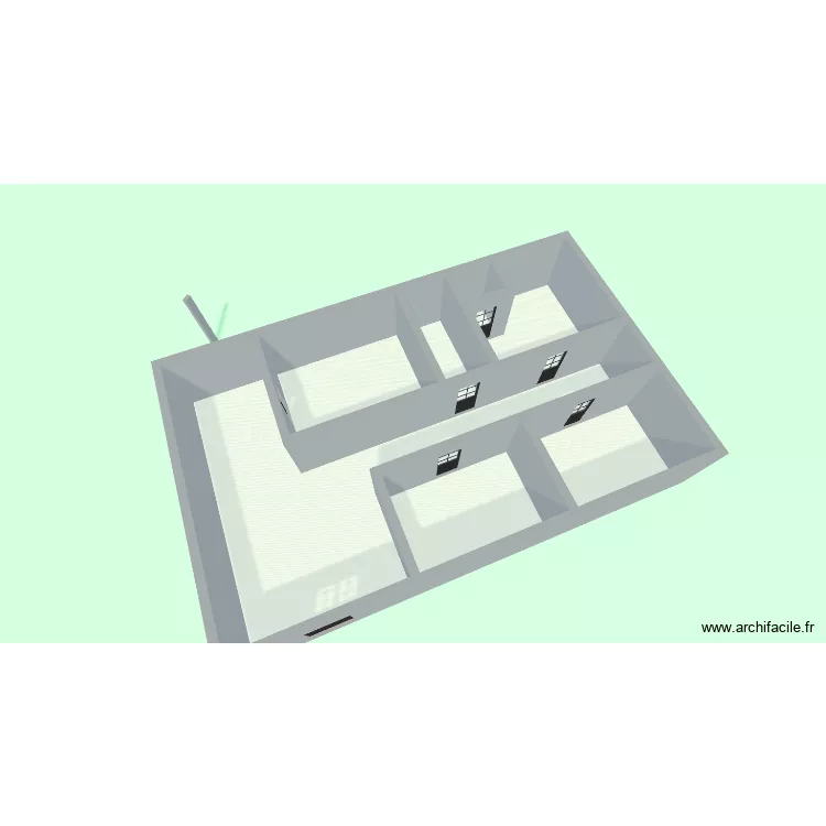 maison de nathan. Plan de 7 pièces et 111 m²