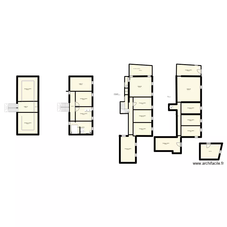 Corbeil-Tour Coliving. Plan de 