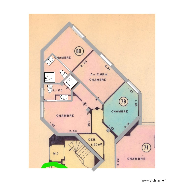 110 PW. Plan de 0 pièce et 0 m2