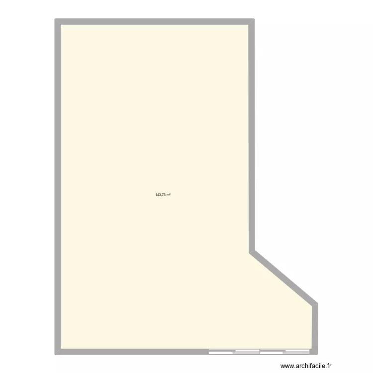 estimation 1. Plan de 1  et 144 m²