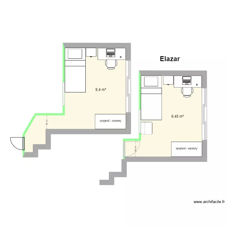 ELAZAR Choix. Plan de 