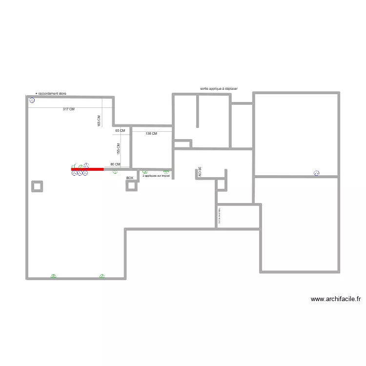 ETCHECOPAR ELEC. Plan de 4 et 5 m² ETCHECOPAR ELEC. Plan de 4 et 5 m²