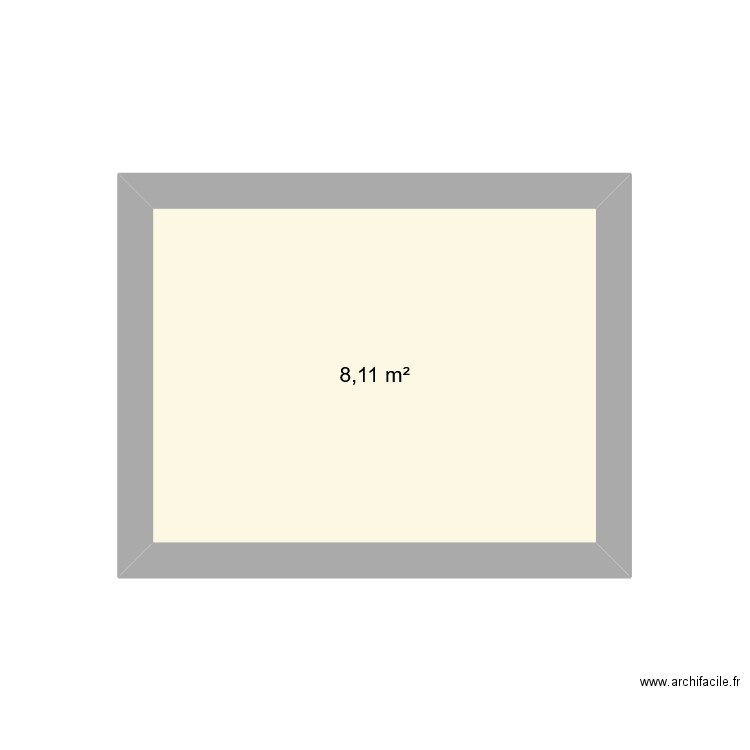 test. Plan de 2 pièces et 16 m2