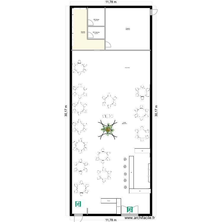 Atlas Event avec meublement. Plan de 0 pièce et 0 m2