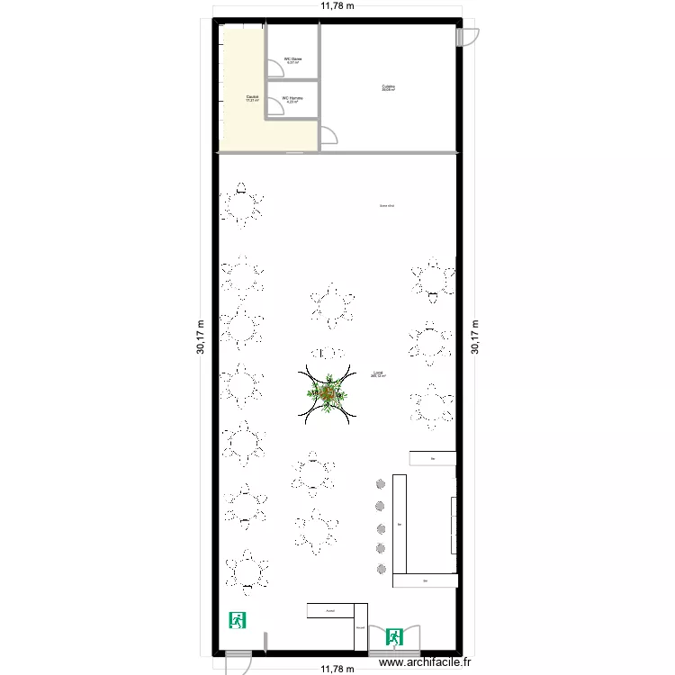 Atlas Event avec meublement. Plan de 6 et 368 m² Atlas Event avec meublement. Plan de 6 et 368 m²