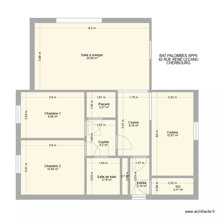 BAT PALOMBES APP5. Plan de 