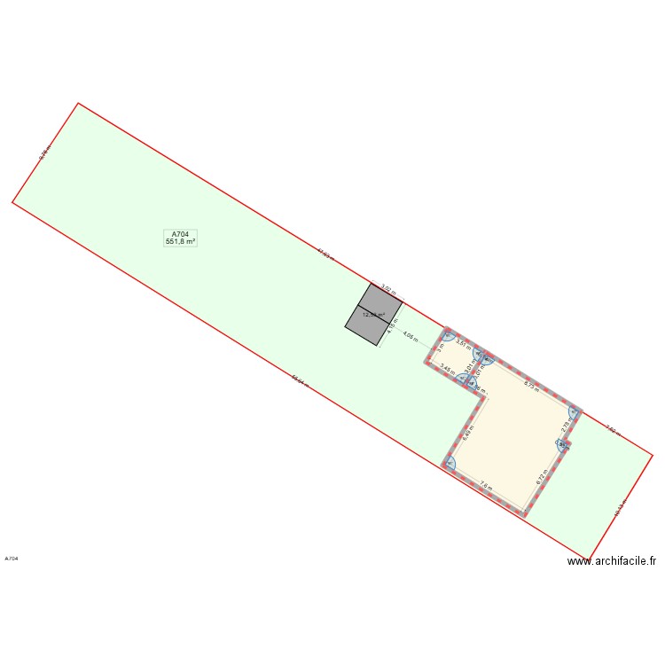 apres 2 du 27-07-2025. Plan de 2 pièces et 87 m2