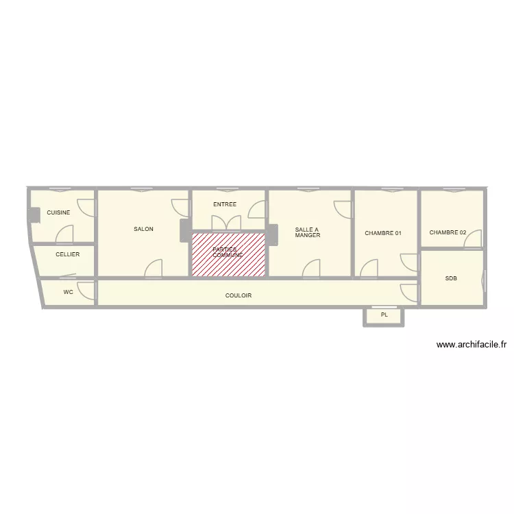 CHASSEFIERRE 2 EME NIMES. Plan de 15 Pièces et 59 m² CHASSEFIERRE 2 EME NIMES. Plan de 15 Pièces et 59 m²