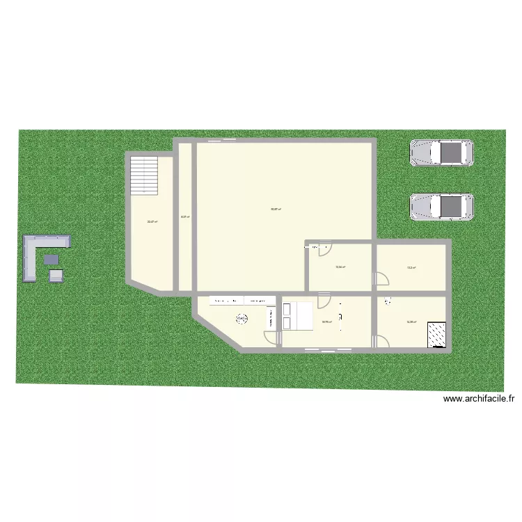PLAN 1. Plan de 8 et 194 m² PLAN 1. Plan de 8 et 194 m²