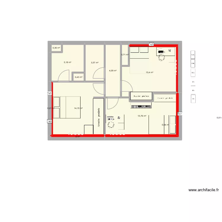 Maison Mareil 2026. Plan de 13 et 56 m² Maison Mareil 2026. Plan de 13 et 56 m²