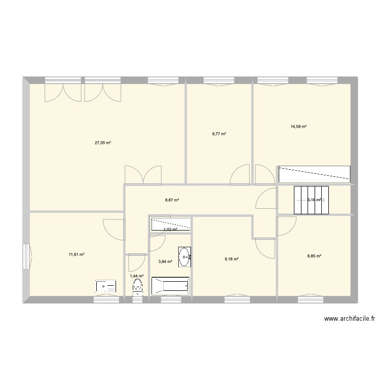 FAVROCHE. Plan de 0 pièce et 0 m2